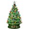 Best Choice Products 24in X-Large Pre-Lit Ceramic Christmas Tree Decor w/ 74 Bulbs, LED Light